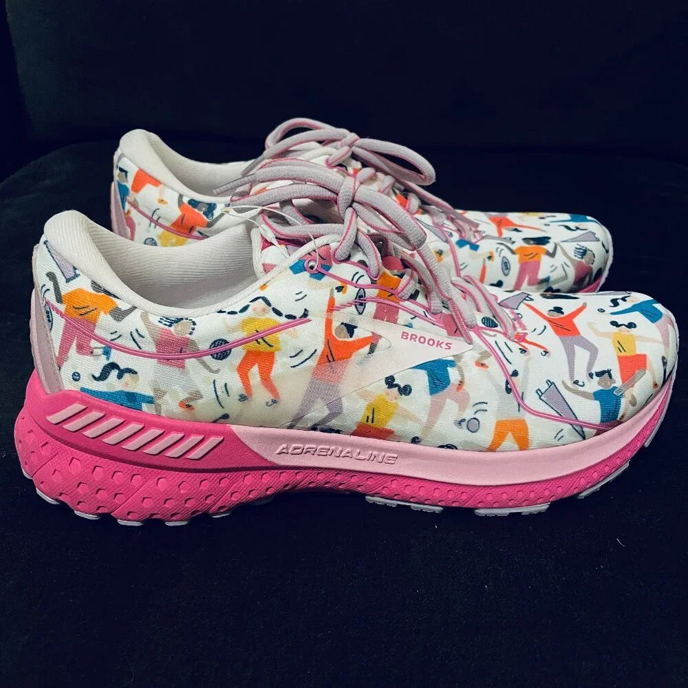 NEW Brooks Adrenaline GTS 21 Running Shoes Rare Colorway Womens 10 US 42 EUR - Picture 9 of 16